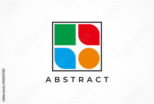 Abstract Geometric Aesthetic Design Element