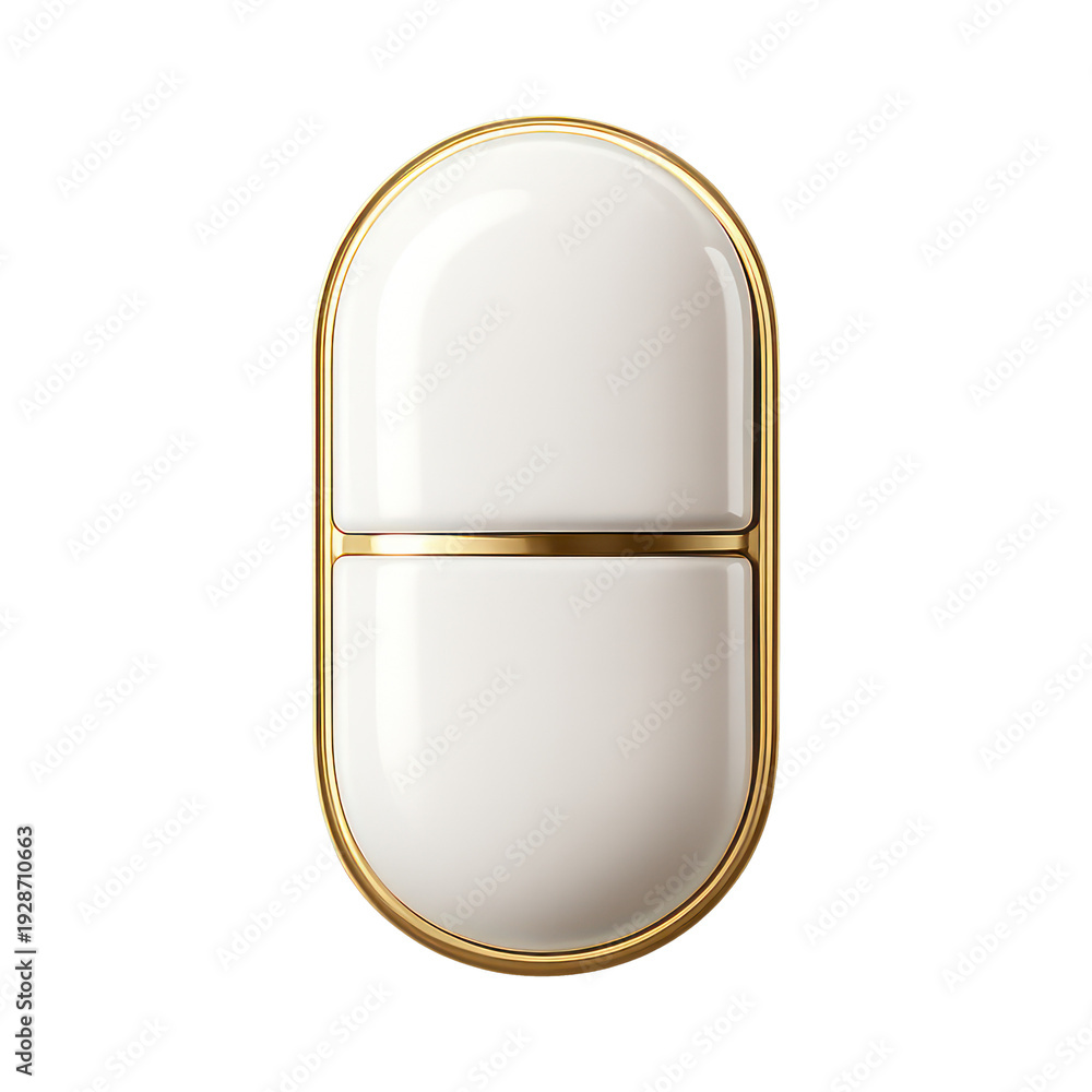 Obraz premium PNG Elegant glossy capsule design