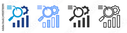 Due Diligence icon set multiple style collection