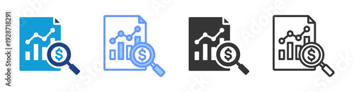 Disclosure Obligation icon set multiple style collection