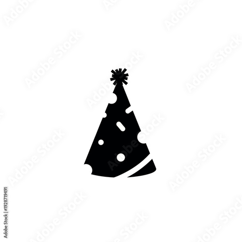Party Hat Icon Celebration Accessory.