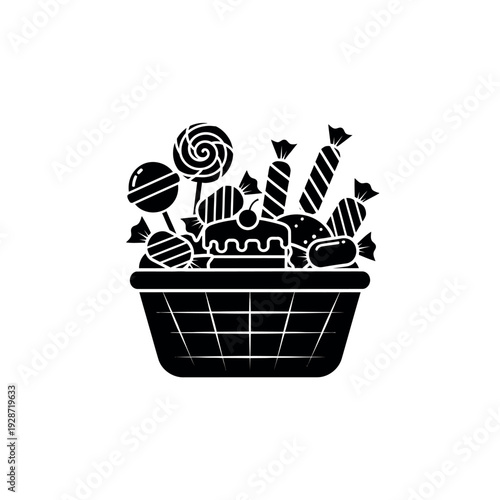 Sweet Candy Basket Delight.