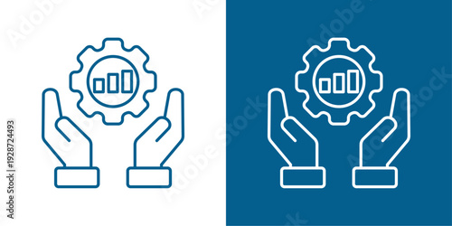 Optimization Green And White Icon Style Collection