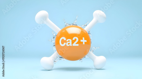 Calcium enrichment strengthens bones with waters support