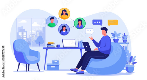 online meeting, virtual conference, remote work, video call, teamwork