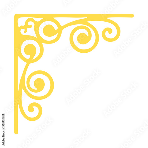 Ornate Corner Bracket Element