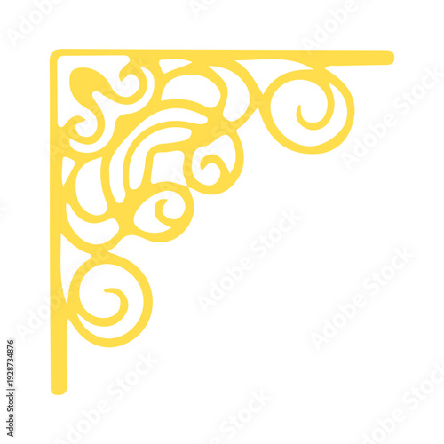 Ornate Corner Bracket Element