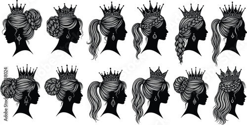 Silhouette of diverse people of all ages including disabled individuals with walking sticks and walkers symbolising inclusivity and universal accessibility concepts