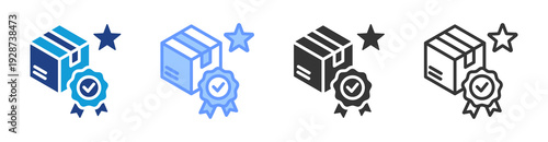 Value Added Distribution icon set multiple style collection