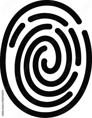 Fingerprint icon representing identity and security