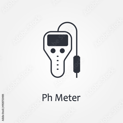 ph meter icon symbol illustration vector eps10 logo template design pattern seamless bright minimal design flat design realistic style simple design modern design