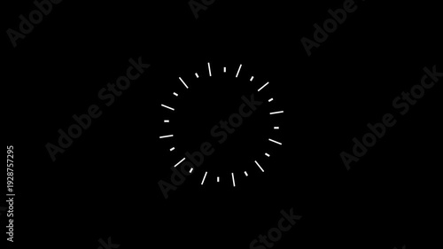 White Radial Burst or Sunburst Effect on Black Background explosion starburst