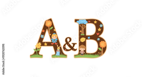 Isolated colorful alphabet fridge magnets with school letters and splashes of pink, yellow, and blue spelling out words for children's education