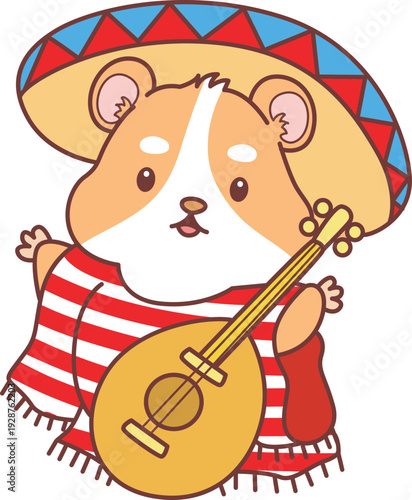 Cute halloween set of hamster sticker with activity. Hamster 