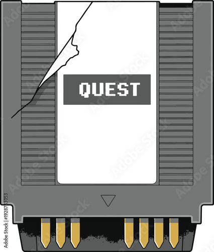 Damaged Game Cartridge