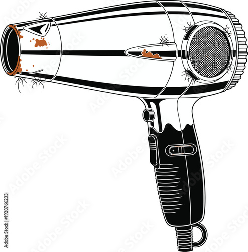 Damaged Hair Dryer