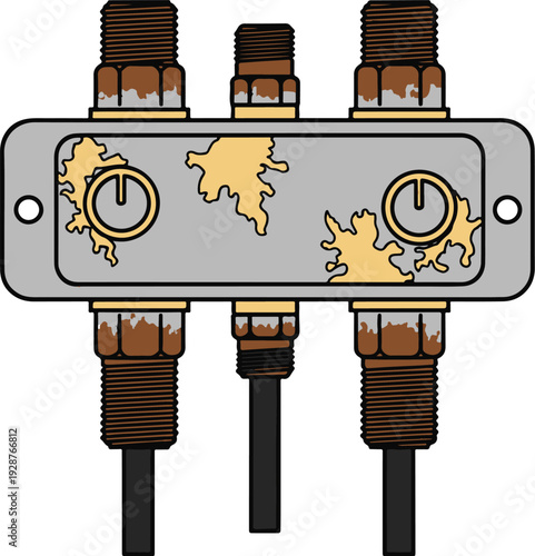 Rusty Timers on Control Panel