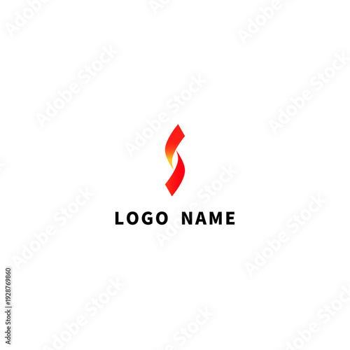 Stylish Flame Letter S Logo with Red to Orange Gradient for Passionate Brands