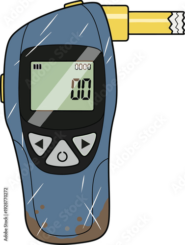 Breathalyzer Device with Zero Reading