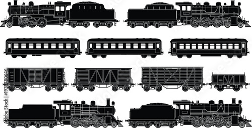 Collection of hand drawn black and white doodle icons including twisted tree mushrooms honey bee flowers moon star and nature themed decorative elements.