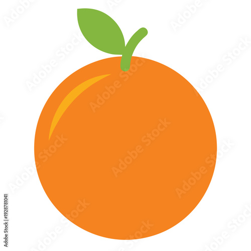 Orange icon on white background