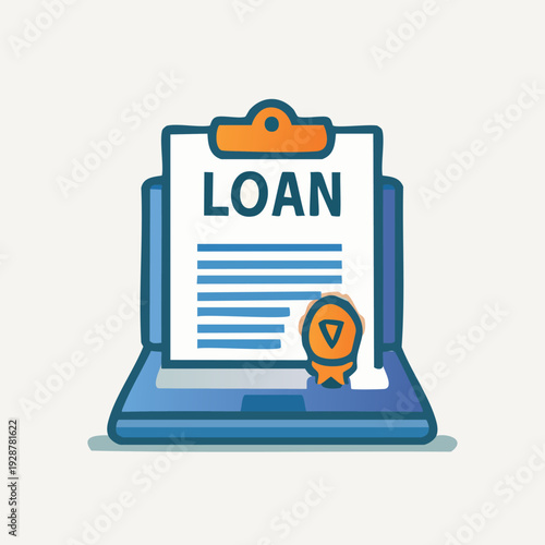 Online Loan Application Process - Digital Financial Assistance.