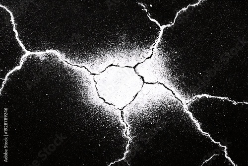 Wallpaper Mural Electric crackle on black background. Torontodigital.ca