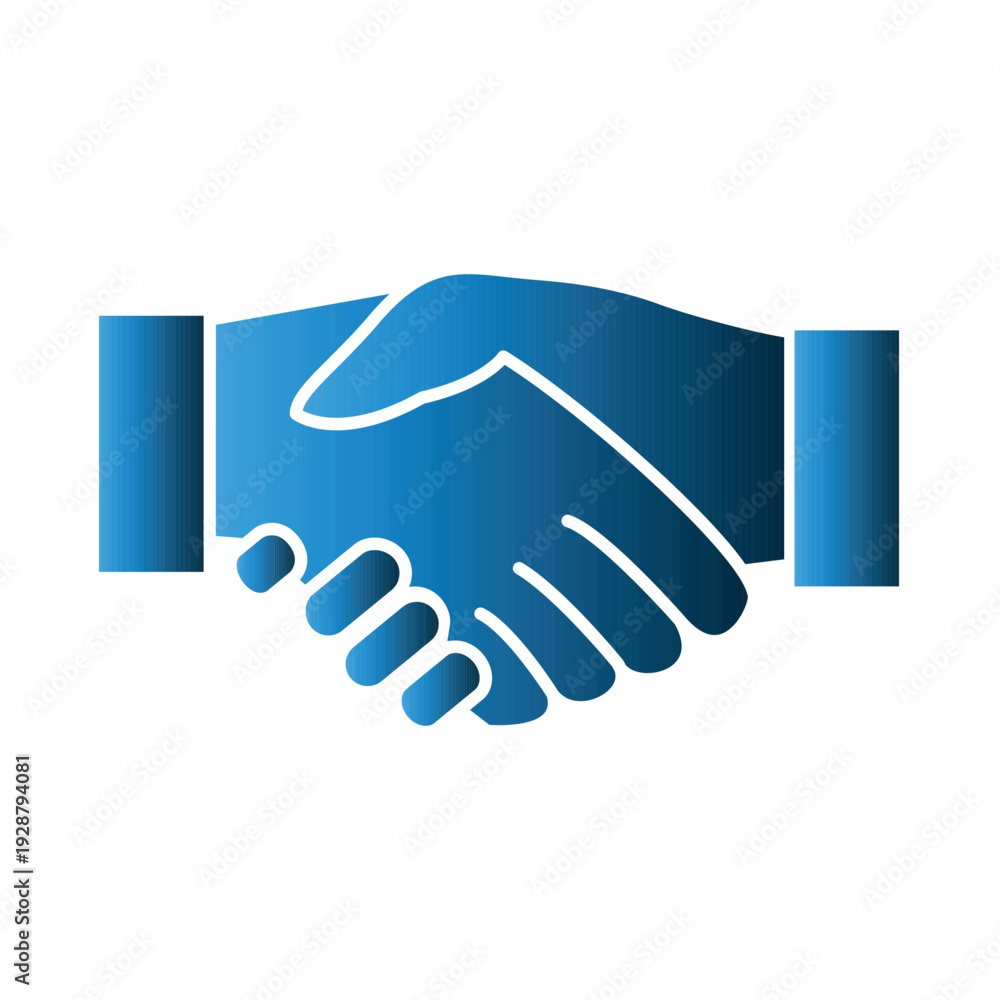 Fototapeta premium Handshake icon design template