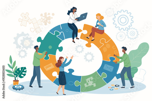 Crisp Teamwork With Dynam Premium Digital Asset