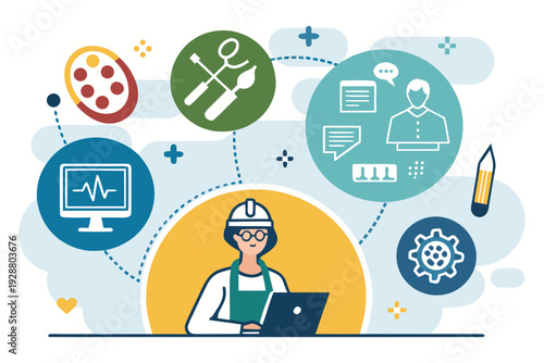 Crisp Professions With Compos Creative Visual