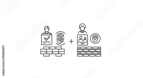 Digital Security and Identity Verification Process.