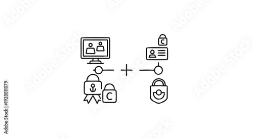 Digital Security and Personal Data Protection Concept.