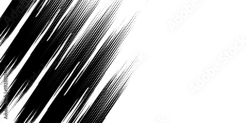 Abstract speed line style dark blue halftone banner design template. Elegant vector illustration. modern. eps10