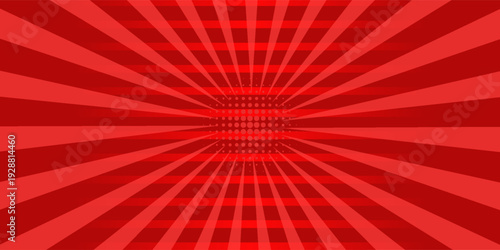 Comic background with red color