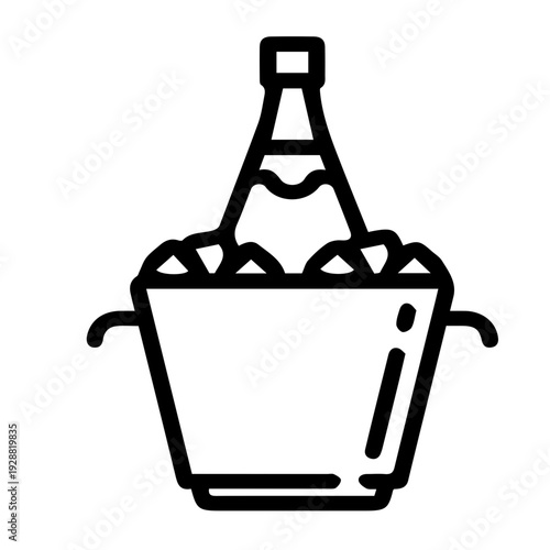 Champagne Bucket Icon