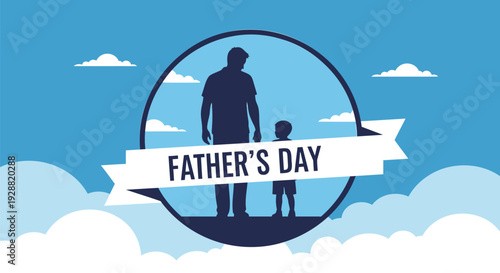 Father's Day icon vector