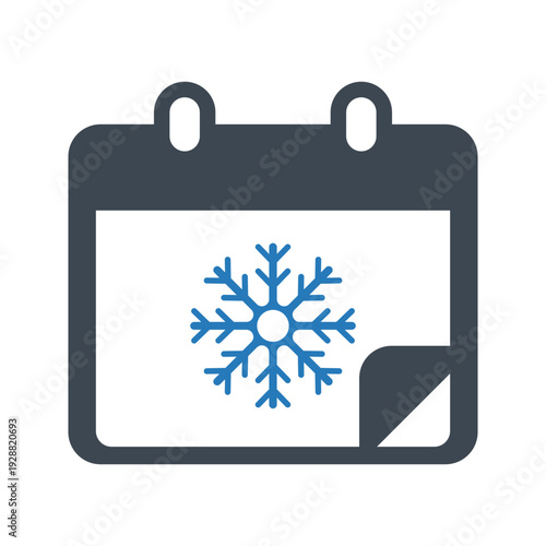 Winter season icon
