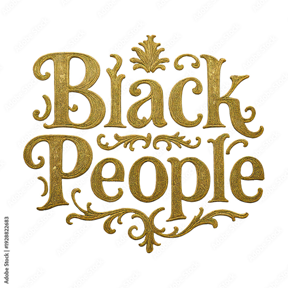 Obraz premium PNG Elegant gold typography design.