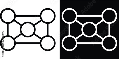 coordination Two-tone version in black and white background