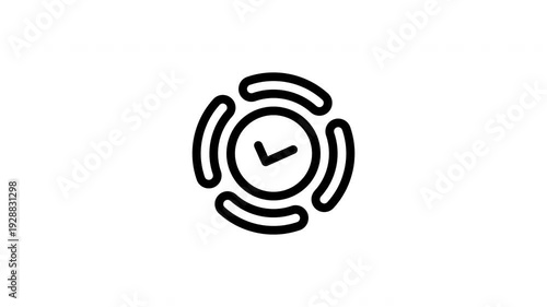 circular check mark animated icon