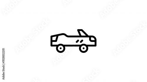 convertible animated icon