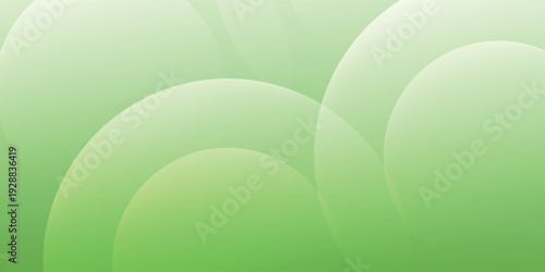 Abstract soft green background with elegant transparent overlapping circles eps10