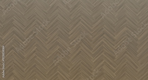 Herringbone pattern of brown wood flooring creates a seamless, textured background