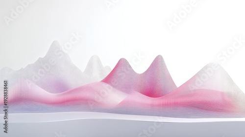 Abstract Pink and Purple Soft Light Tech-Themed Background with Clean Lines
