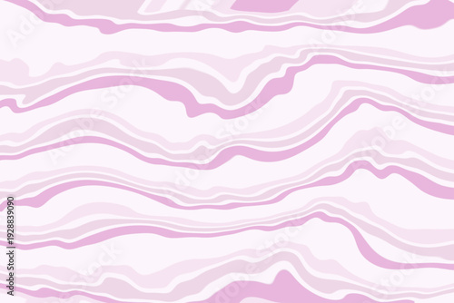 揺れる波線のパターン背景　ピンクストライプ
