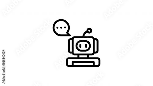 messaging animated icon