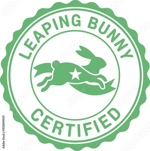 Leaping Bunny Certified Logo for Cruelty-Free Vegan Products and Ethical Branding