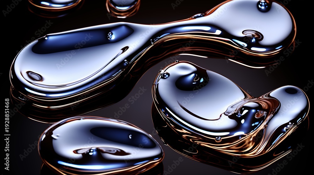 custom made wallpaper toronto digitalShiny Metallic Spoons with Reflective Surfaces