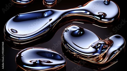 Wallpaper Mural Shiny Metallic Spoons with Reflective Surfaces Torontodigital.ca