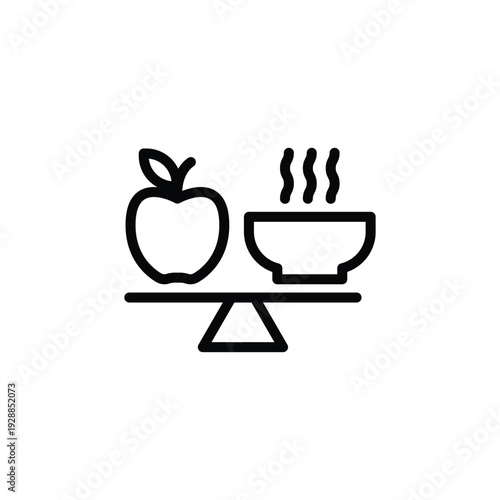 Nutrition icons depicting healthy food, balanced diet, vitamins, minerals, fruits, vegetables, protein, hydration, wellness, meal planning, organic choices, supplements, calorie tracking, lifestyle, a